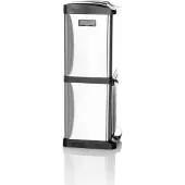 Hjh OFFICE Afvalbak/afvalscheidingssysteem CLEAN VII 32L (2 x 8 l + 16 l) staal zilver