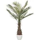 Hjh OFFICE Kunstplant/kunstboom DRACAENA Palme 120 cm groen