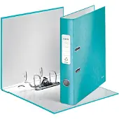 Leitz WOW ordner ijsblauw, rug van 5 cm - 2 stuks