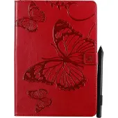Mobigear Butterfly Bookcase voor Apple iPad 7 (2019) - Rood
