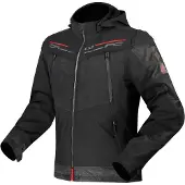 Ls2 Textil LS2 Zirconium waterdichte motorfietsjas, zwart/rood, maat L