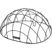 Basil Pluto Space Frame Draadkoepel - Staal - Zwart