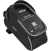 Vayox Waterdichte fietsframetas met telefoonhouder (tot 7") - VA0450