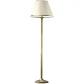 Jupiter CLASSIC Vloerlamp, 1 lichtpunt, E27 fitting, landelijke stijl, messing, staal, lichtbeige