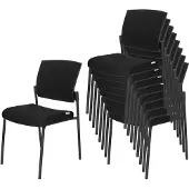 Hjh OFFICE K9 V PRO - Vergaderstoel / bezoekerstoel Zwart