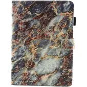 Mobigear Marble Bookcase voor Apple iPad 5 (2017) - Bruin