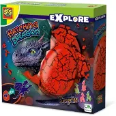 SES Creative - Explore - Draak Uitbroeden - Verrassingsei met Groeiende Draak – Spannend en vol Verrassing – Draken Speelgoed