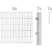 Alberts Dubbelstaafmat hekwerk Basisset Hoogte: 80 - 160 cm, totale lengte: 4 - 30 m, voor plaatsing in beton (set)