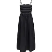 Object Zomerjurk 'OBJElly Hope' zwart / wit