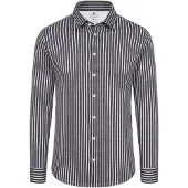 Desoto Overhemd Multi Stripe Bruin
