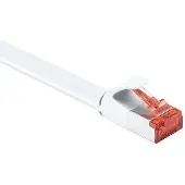 Pro U/FTP CAT6 Gigabit platte netwerkkabel / wit - 10 meter