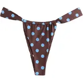 Next Bikinibroek lichtblauw / bruin