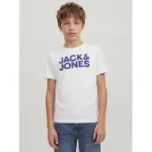 Jack & Jones Junior Shirt blauw / nachtblauw / wit