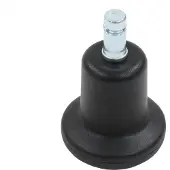 Hjh OFFICE 5x STAND 10mm/50mm Bodemgeleider - Bureaustoelwielen Zwart