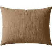 Zelesta Deluxe Katoen Mousseline Kussensloop Set Van 2 - Bruin 80x80cm