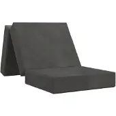 vidaXL Vouwbare Sofa Bed 90 x 67 x 45 cm Donkergrijs