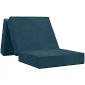 vidaXL Vouwbare Sofa Bed 75 x 67 x 45 cm Blauw