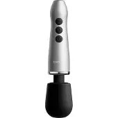 Doxy Go - draadloze wand vibrator - zilver