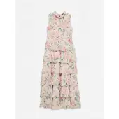 Vero Moda Jurk 'VMFelicia' groen / pastelgroen / pastelroze / lichtroze