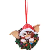 Nemesis Now Gremlins - Gizmo in Wreath Kerstbal - Multicolours
