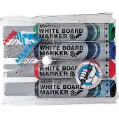 Pentel MWL5M Whiteboard-marker Kleurenassortiment Medium Ronde punt 4 Stuks