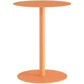 En.casa Bijzettafel Nastätten rond 50x40 cm oranje []