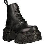 New rock unisex militaire techno-platformlaarzen - M-MILI084N-S5