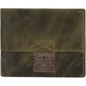 Chiemsee Leer portemonnee Kuba Flap Wallet Green groen