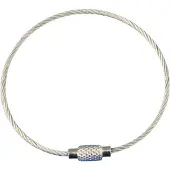 Combicraft Staaldraad ring met schroefsluiting - per 5 stuks