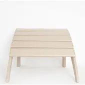 Sissy-Boy Lichtbruine fanback chair voetenbankje