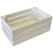 Bisetti Gnbak 1-4 Hout Wit 26x15.7xh10.5cmberk Multiplex