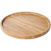 C&T Hapjesplank - Serveerplank - Rond - 28x1,8cm - Hout.