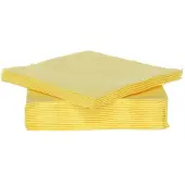COSY&TRENDY Servietten set 40 stuks 25x25 cm papier geel