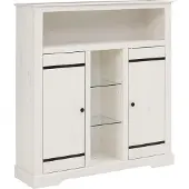 DOMUS Loki-Highboard - Wit Grenen