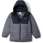 Columbia Sportswear - Kid's Powder Lite II/2 Hooded Jacket - Synthetisch jack M, grijs