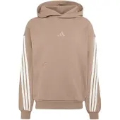 Adidas Sportsweatshirt donkerbeige / wit