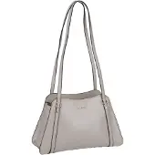 GUESS schoudertas Xena Shoulder Satchel Bag Light Taupe