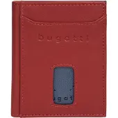Bugatti Portemonnee 'Secure Slim' blauw / donkerrood