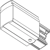 TechStore Onderdeel | ZRS750 EPSR BK (XTS11-2+41-2) | 3-fasen Rail Accessoire