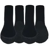 Goo-eez Zwarte babysokjes, model "lites", 4 stuks. Maat: XS