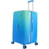 Saxoline - Twist Trunk | Harde Koffer / Trolley / Reiskoffer - L - Blauw - Blauw / Large