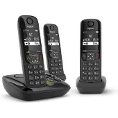 Gigaset Draadloze telefoon AS690A Trio Zwart