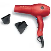Diva Pro Styling Veloce 3800 Pro Professioneller Haartrockner, Rot – 2200 W mit Ionen-Pflege, EDT108