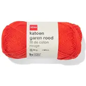 HEMA Katoen garen 50g 105m rood
