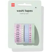 HEMA Washi tapes planner - 5 stuks