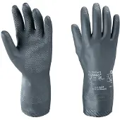 Honeywell Chemicaliënhandschoen | maat 8 zwart | EN 388, EN 374 | PSA-categorie III | 10 paar - 072008141E
