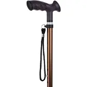 Timago alu wandelstok verstelbaar bruin