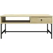 DOMUS Tamlin-Accenttafel - 1-Lade - Natuur MDF