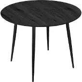 DOMUS Monza-Eettafel - 100 cm - Zwart