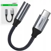 UGREEN - USB-C naar 3.5mm jack kabeladapter - 11 cm